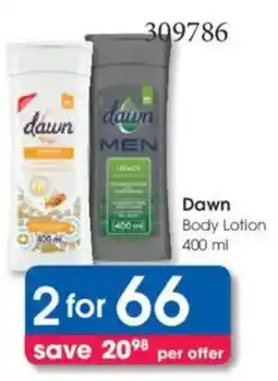 Clicks Dawn Body Lotion offer