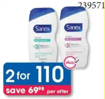 Clicks Sanex Shower Gel offer