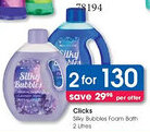 Clicks Clicks Silky Bubbles Foam Bath offer