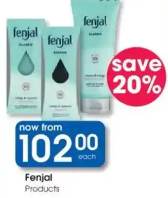 Clicks Fenjal Products offer