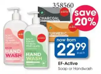 Clicks EF-Active Soap or Handwash offer
