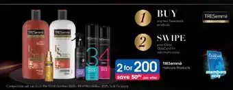 Clicks TRESemmé Haircare Products offer