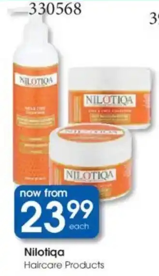 Clicks Nilotiqa Haircare Products offer