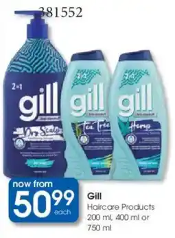 Clicks Gill Haircare Products offer