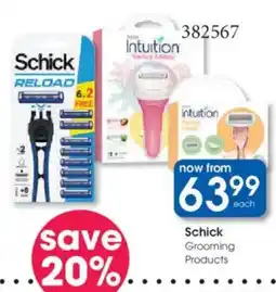 Clicks Schick Grooming Products offer