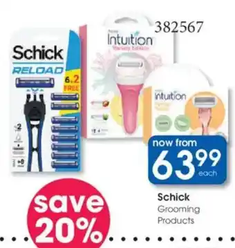 Clicks Schick Grooming Products offer