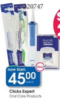 Clicks Clicks Expert Oral Care Products offer