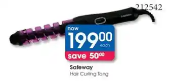 Clicks Safeway Hair Curling Tong offer