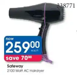 Clicks Safeway 2100 Watt AC Hairdryer offer
