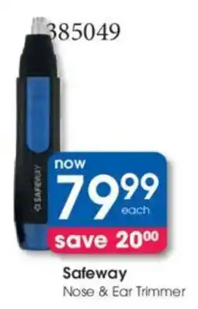 Clicks Safeway Nose & Ear Trimmer offer