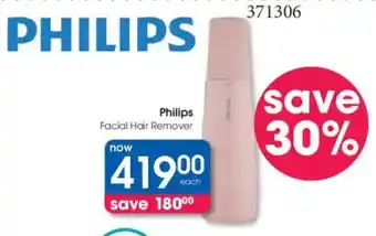 Clicks Philips Facial Hair Remover offer