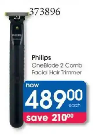 Clicks Philips OneBlade 2 Comb Facial Hair Trimmer offer