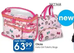 Clicks Clicks Insta Girl Toiletry Bags offer