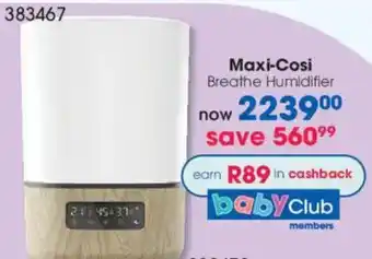 Clicks Maxi-Cosi Breathe Humidifier offer