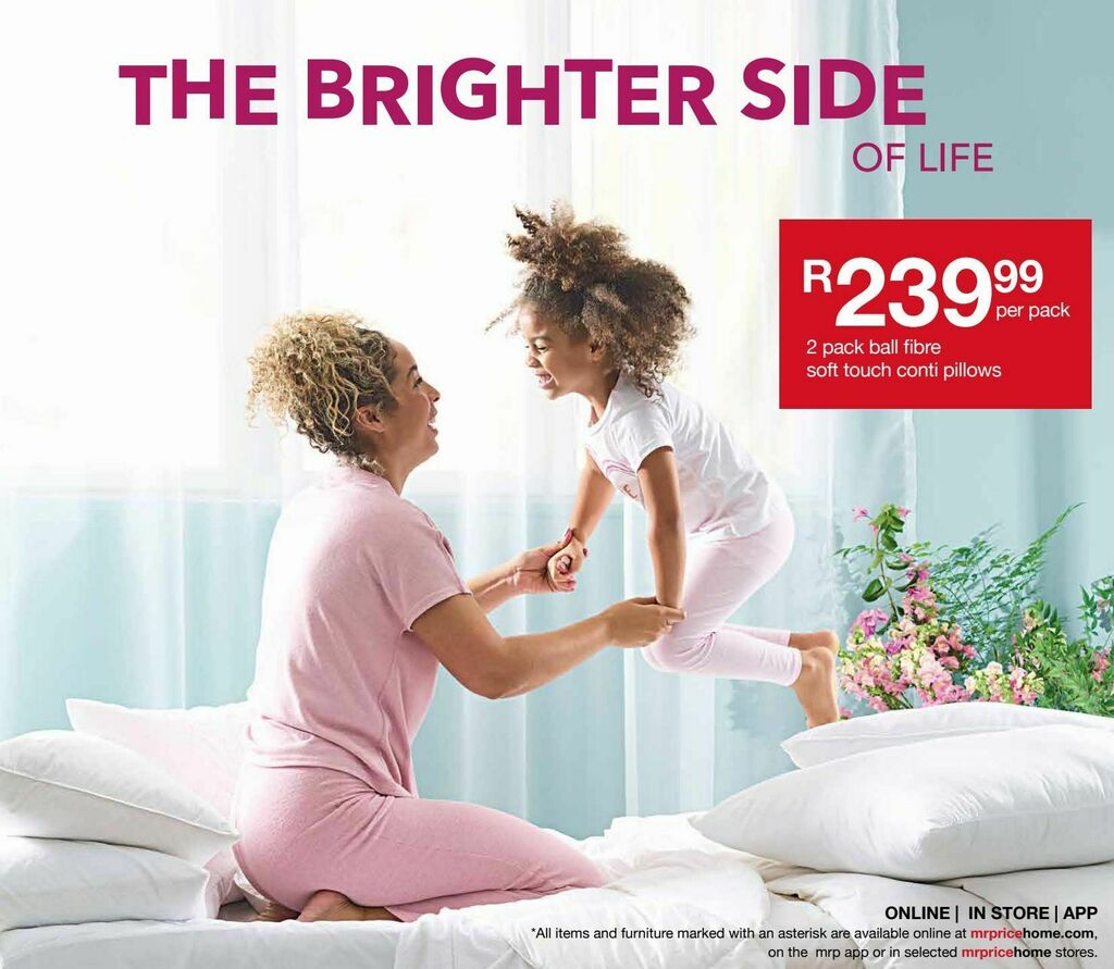 Pillow offer at MRP Home