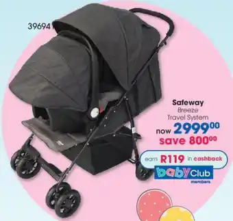 Clicks Safeway Breeze Travel System offer