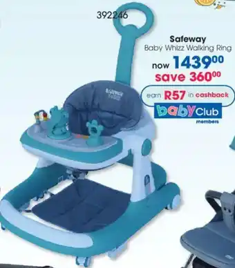 Clicks Safeway Baby Whizz Walking Ring offer