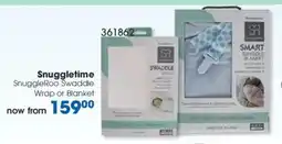 Clicks Snuggletime SnuggleRoo Swaddle Wrap or Blanket offer