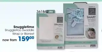 Clicks Snuggletime SnuggleRoo Swaddle Wrap or Blanket offer
