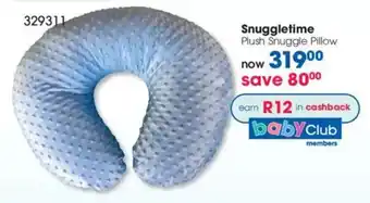 Clicks Snuggletime Plush Snuggle Pillow offer