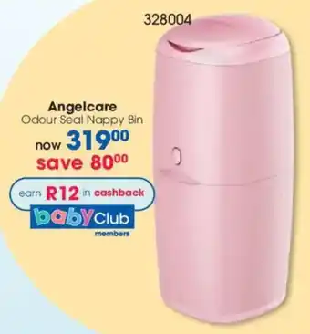 Clicks Angelcare Odour Seal Nappy Bin offer