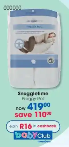 Clicks Snuggletime Preggy Roll offer