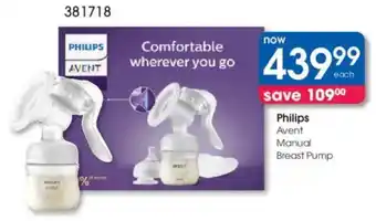 Clicks Philips Avent Manual Breast Pump offer