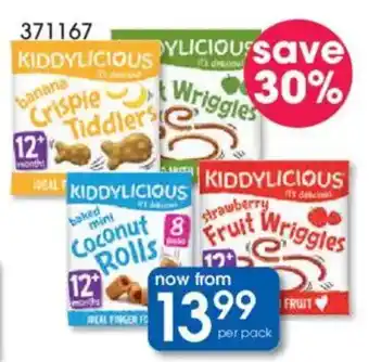 Clicks Kiddylicious Assorted Snacks offer