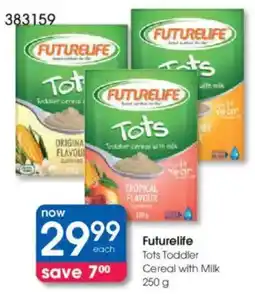 Clicks Futurelife Tots Toddler Cereal with Milk offer