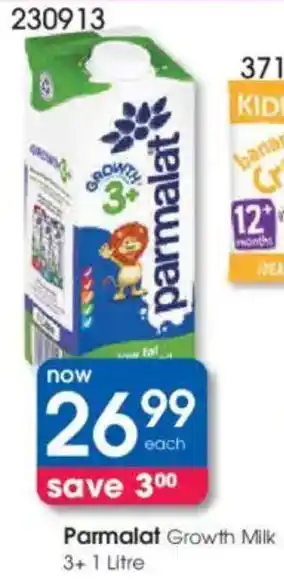 Clicks Parmalat Growth Milk offer