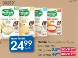 Clicks Nestle Nestum Baby Cereal Just Add Milk offer
