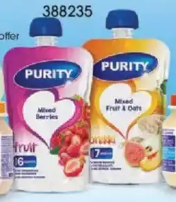 Clicks Purity Pouches offer