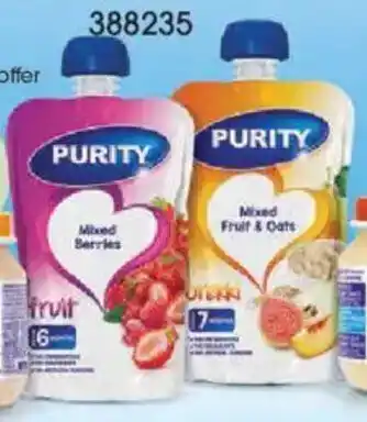 Clicks Purity Pouches offer