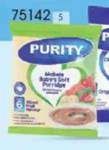 Clicks PURITY Mabele Baby's Soft Porridge offer