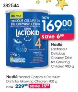 Clicks Nestlé Lactokid 4 Delicious Creamy Drink for Growing Children offer