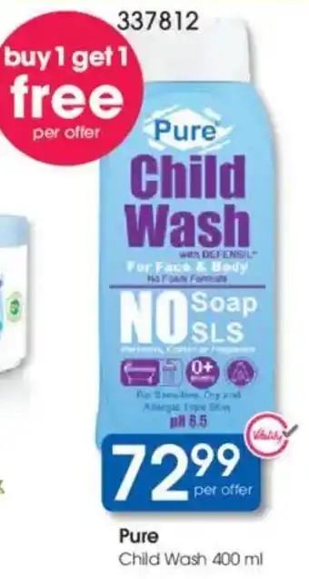 Clicks Pure Child Wash offer