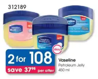 Clicks Vaseline Petroleum Jelly offer