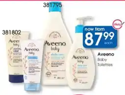 Clicks Aveeno Baby Toiletries offer
