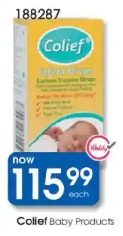 Clicks Colief Baby Products offer