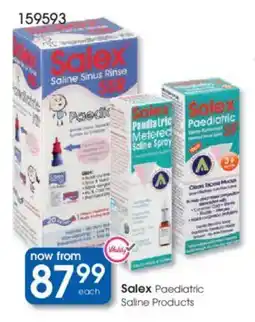 Clicks Salex Paediatric Saline Products offer