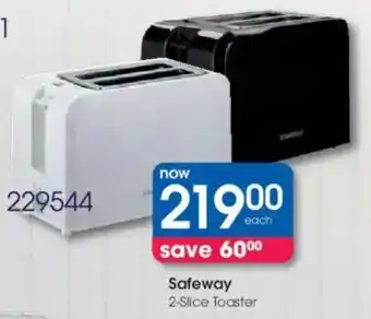 Clicks Safeway 2-Slice Toaster offer