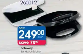 Clicks Safeway Sandwich Maker offer