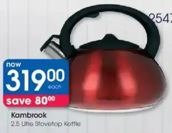 Clicks Kambrook Stovetop Kettle offer