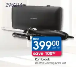 Clicks Kambrook Electric Carving Knife Set offer