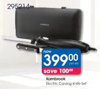 Clicks Kambrook Electric Carving Knife Set offer