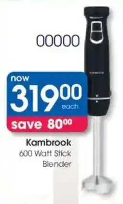 Clicks Kambrook 600 Watt Stick Blender offer
