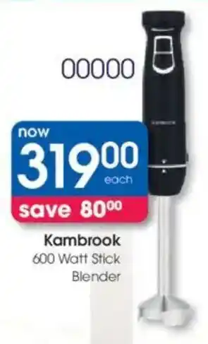 Clicks Kambrook 600 Watt Stick Blender offer