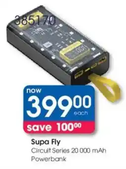 Clicks Supa Fly Circuit Series 20 000 mAh Powerbank offer