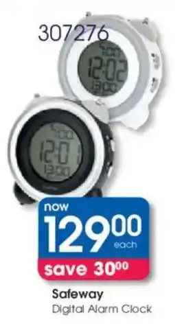 Clicks Safeway Digital Alarm Clock offer