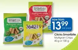 Clicks Clicks Smartbite Multigrain Chips offer